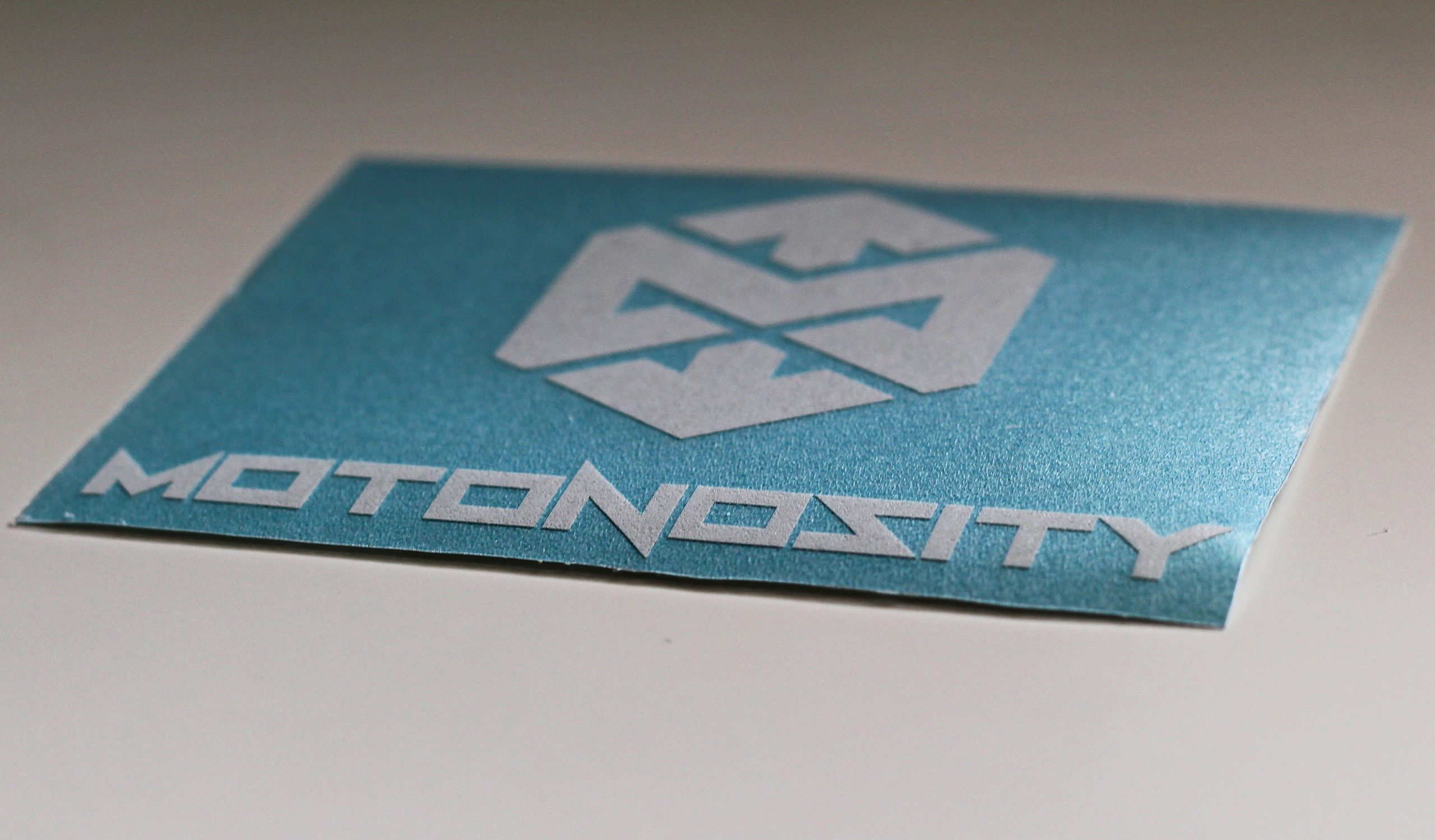 Motonosity Pro-Cut Sticker - White