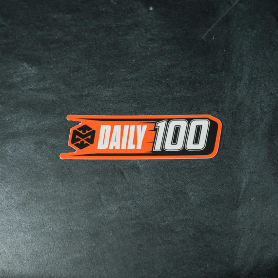 Daily 100 Extended Sticker